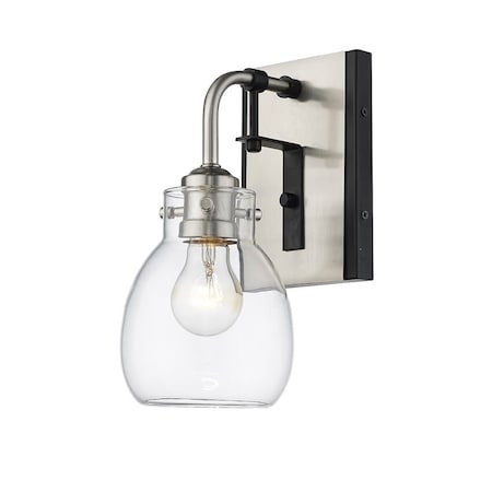 Z-Lite Kraken 1 Light Wall Sconce 466-1S-MB-BN